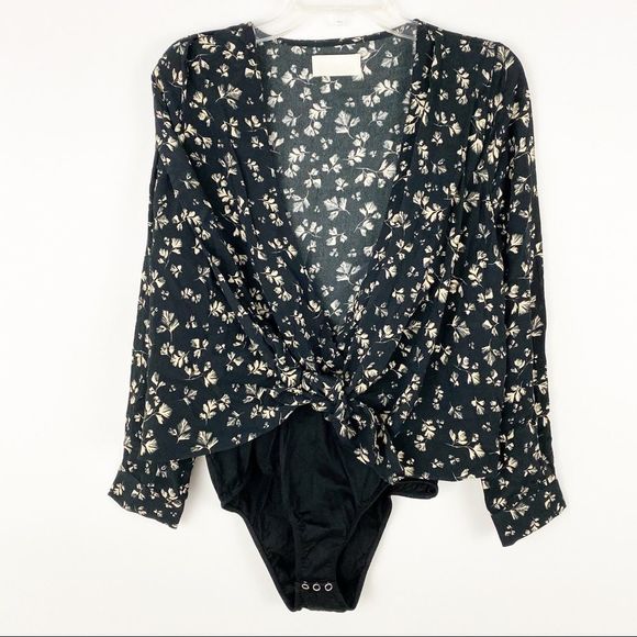 Capulet floral tie waist Daria bodysuit - Picture 1 of 7